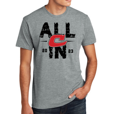 Unisex All In Black/Red Tee Thumbnail