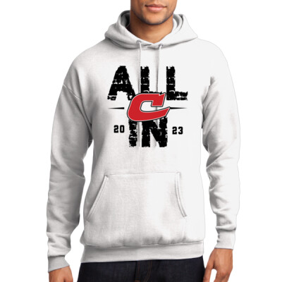 Unisex All In Black/Red Hoodie Thumbnail