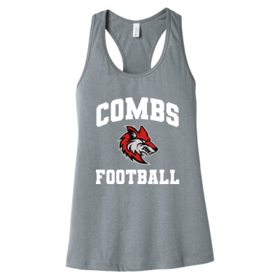 Ladies Combs Football Tank Thumbnail