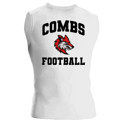 Combs Football in Black Compression Tank Thumbnail