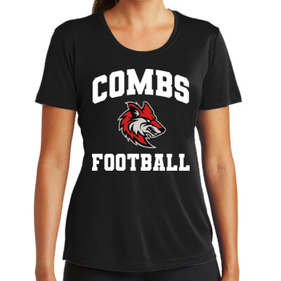 Ladies Combs Football DriFit Tee Thumbnail