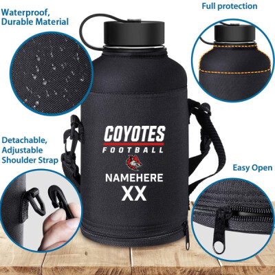 128oz Water Bottle with Carrying Case / optional Name & Number Thumbnail