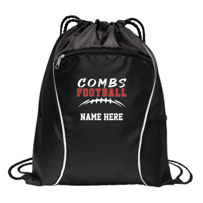 Black Cinch bag with optional name  Thumbnail